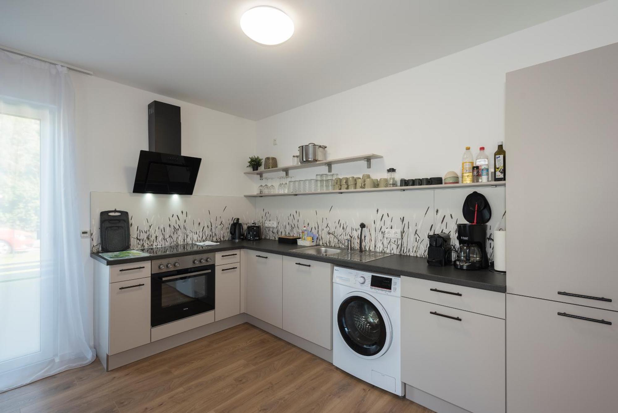 Bohnapartments Haus Zocheblick - 2 Kostenlose Parkplaetze - Sehr Ruhig - 4 Schlafzimmer - Neubau - Vollausstattung - Wlan Hoppegarten Luaran gambar